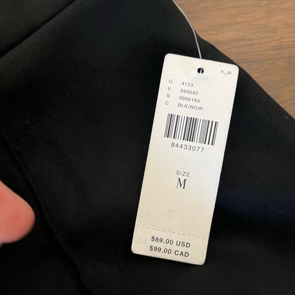 NWT Anthropologie x Sanctuary Lana Flare Black Pull on Pants Fall Goth Sz M - Picture 11 of 13